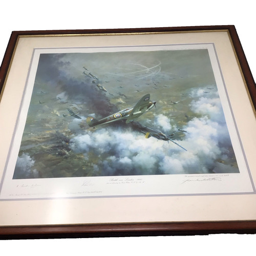 Frank wootton signed print - signed,
