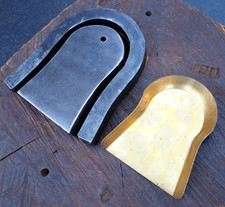 RARE BLACKSMITH "COAL SHOVEL" SWAGE BLOCK ANVIL VINTAGE FORMING TINSMITH TOOL