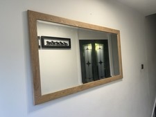 Oak Wall Mirror Handmade Oak