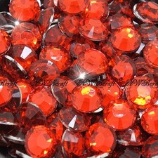Red 1000pcs Resin Rhinestones