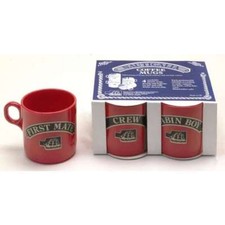 Nauticalia Marine Stacking Mugs Red Box of 4
