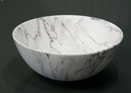 Marble sink basin round - marble,