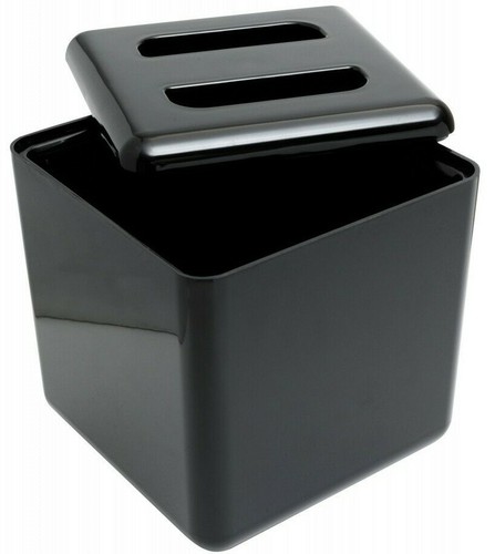 Plastic ice bucket black - plastic,