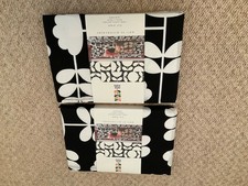 Two Pairs (4)BNWT Orla Kiely Cut  Stem 100% Cotton Percale Housewife Pillowcases