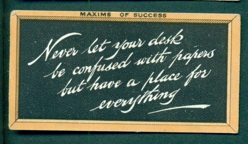Singleton cole maxims of - &,