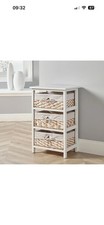 Wooden Storage Unit 3 Drawer