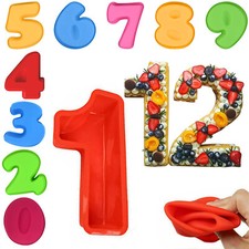 10 Inch 0-9 Numbers Silicone
