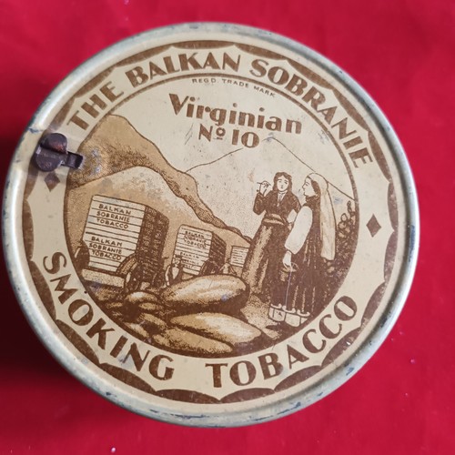 Antique tobacco tin the - tin,