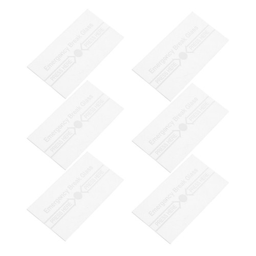 6pcs emergency break glass - 6pcs,