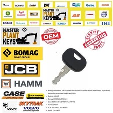 14603 Master Plant Key ignition JCB Bomag Wacker Neuson Hamm Case Compactors
