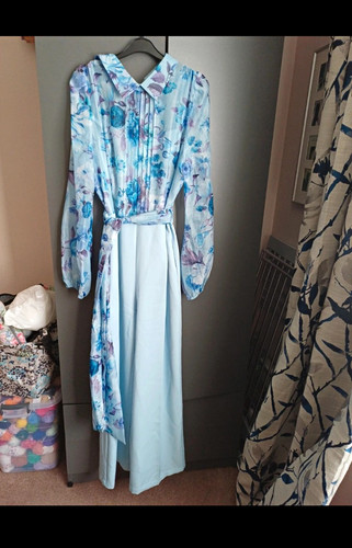 Coast blue floral collared - coast,
