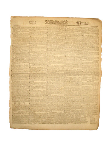 Original times newspaper 1811 - newspaper,