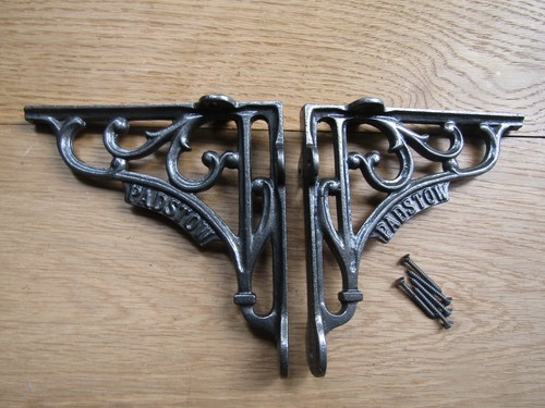 Pair cast iron vintage - pair,