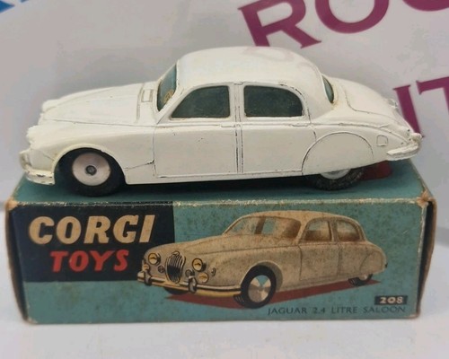 Vintage corgi 208 jaguar 4 - 208, 2.4