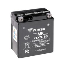 Battery YUASA YTX7L (WC) AGM / Gel 12V / 6AH (10 hrs) [115x72x132] CCA=100A