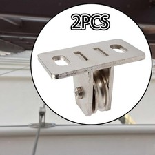 2 Pieces Pulley Block Fixed