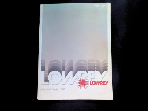 Vintage lowrey organ - vintage,