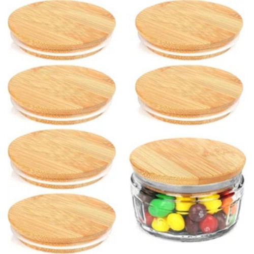 Bamboo lids for gü pots - 6,