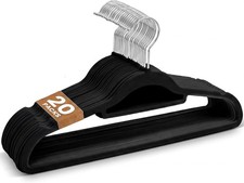 20 Pack Velvet Coat Hangers
