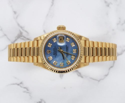 Rolex datejust 69178 26mm - rolex, blue