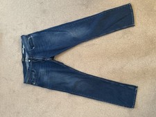 Replay Jeans Rocco Comfort Fit W36 L34 Blue Denim Straight Leg