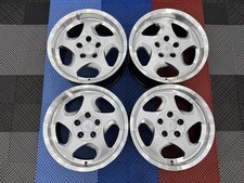 17" M THROWING STAR STYLE ALLOY WHEELS 9.5” REARS BMW M5 E34 E32 E31 5 8 SERIES