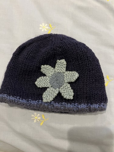 Pachamama knitted navy flower - pachamama,