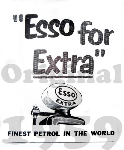 Esso petrol original 1959 - petrol,