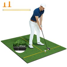 152x117cm Golf Hitting Mat Artificial Turf Mat 27mm Outdoor Practice Grass Mat