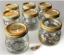 Vintage Kilner Storage Jars x