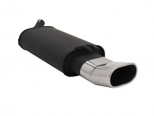 Novus rear silencer 135x75mm