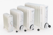 Oil Filled Radiator Electric Space Heater Portable With Timer Eco Thermostat