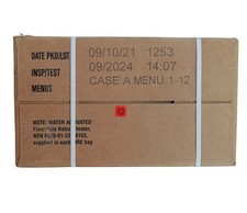 GENUINE US ARMY MRE CASE A. 12