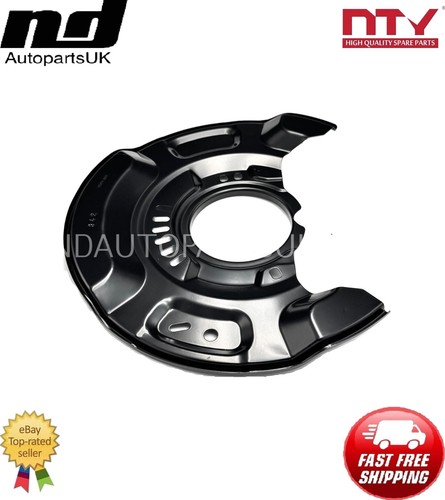 Front left brake disc dust - brake,