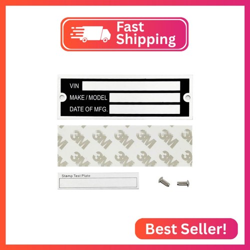 Trailer vin plate - trailer, id