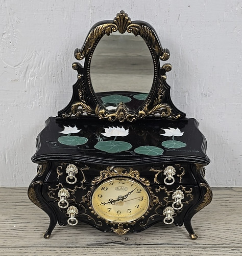 Vtg eleco black gold accent - eleco,