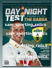 Ashes Mens Cricket 2025-26: Australia v England: 2nd Test: Programme *BRISBANE*