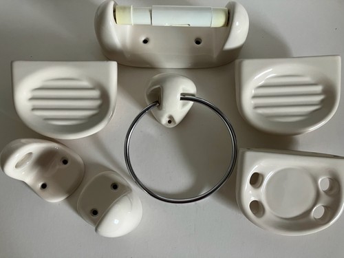 Vintage 80s bathroom - , ceramic