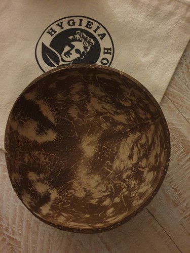 Polished large coconut - large, bowl