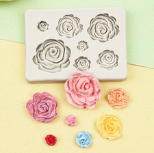 7 Cell Rose Flower Silicone
