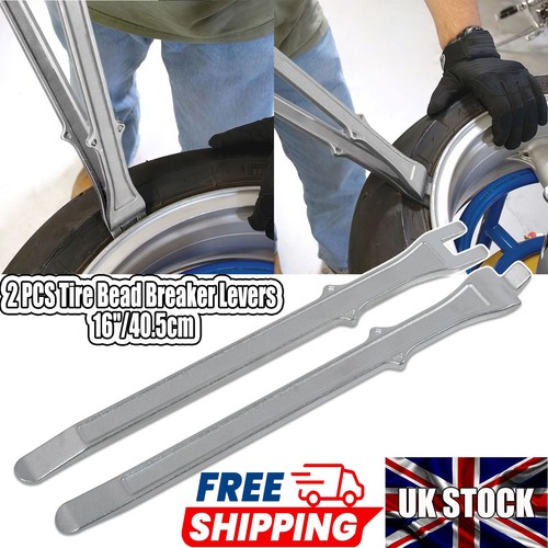 Tire bead breaker and - breaker, lever