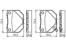 Brake Pad Set Nissan 300ZX Z32