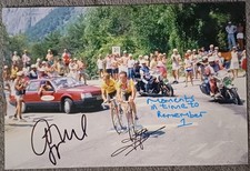 greg lemond just behind