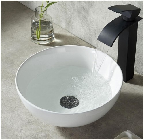 Round bathroom vessel - 12.5",