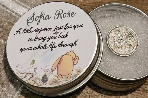 Winnie the pooh lucky sixpence - winnie,