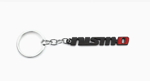 Black nismo metal keyring - ,