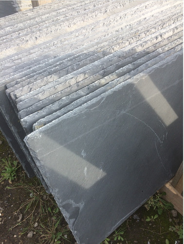Natural chiselled edge slate - chiselled,
