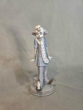 Lladro Clown Figurine With
