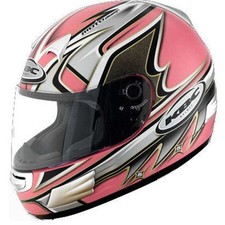 KBC TK-8 SLICK PINK LADIES WOMENS MOTORCYCLE BIKE HELMET - CLEARANCE SALE
