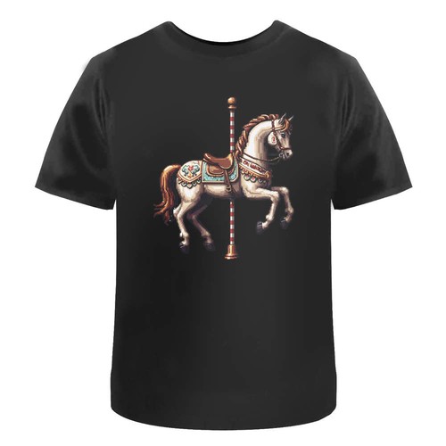 Decorative carousel horse - carousel, horse'